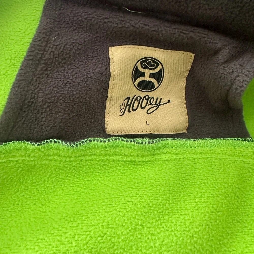 Hooey Green and Gray Fleece Jacket - Picture 3 of 3